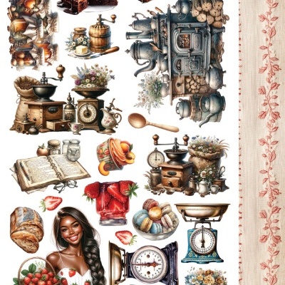 Recipe for happiness - pack 12*6 com extras para recortar