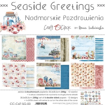 Seaside Greetings - pack 30*30