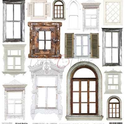 Folha de recortes - janelas  / Windows IX   (CC-MM-DOD-9)