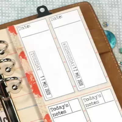 Elizabeth Craft Designs - Planner Essentials - Sidekick Stamps 2 - CS177