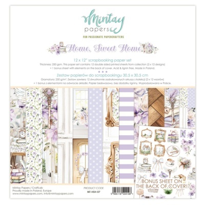 Pack 12 x 12  - Home, Sweet Home - Mintay Papers