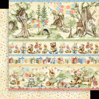 Hip Hip Hooray! - Graphic 45  - 12*12 Paper Pack