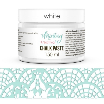 Mintay Kreativa - Chalk Paste 150 ml white (branca)