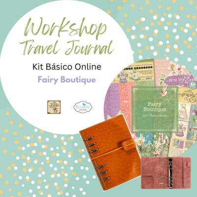 Kit Básico Online - Travel Journal - Coleção Fairy Boutique