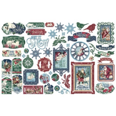Pack de die cuts / Ephemera Assortment - Let it Snow