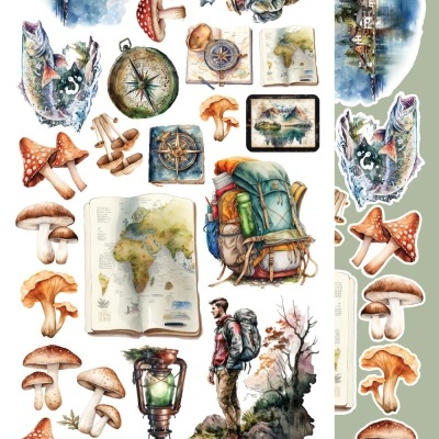 Whispers of the Mountains - pack 12*6 com extras para recortar