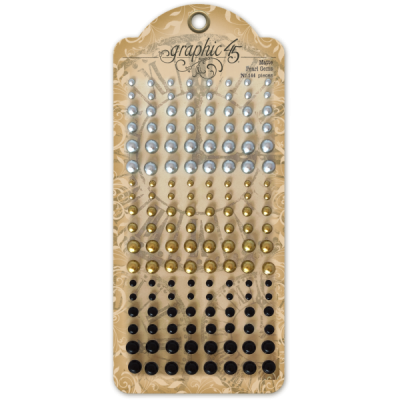 Pack Meias Pérolas (douradas prateadas e pretas)