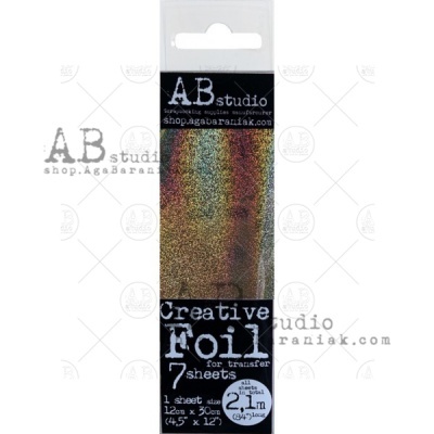 Creative Foil - 7 folhas de 12cm * 30cm (total 2,1mt)
