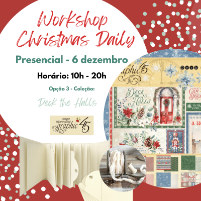 Workshop presencial - December Daily - wonderful  Deck the Halls