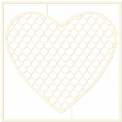 Light Chipboard p13 - coração