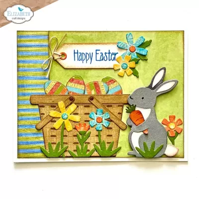 Picnic Basket & Bunny - Elizabeth Craft Designs 2234