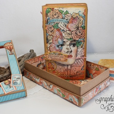 Travel Álbum com Caixa