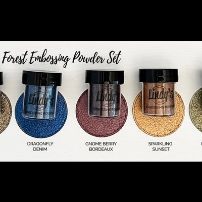 Lindy's Stamp Gang - Enchanted Forest - Embossing Powder Set (ep-set-21)