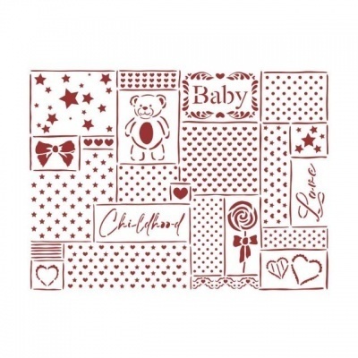 Stencil Day Dream A5 KSD313