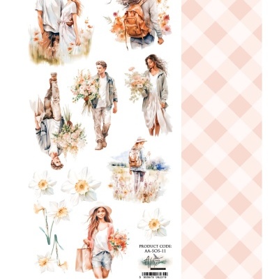 Folha de Extras para recortar - AA - Soul of Spring - 11 -  6*12 para recortar