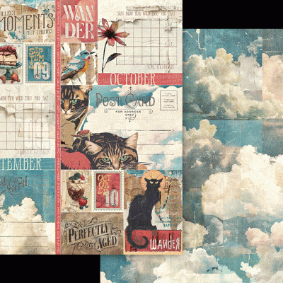 Journaling Through Time - Graphic 45  - 12 * 12 Paper Pack