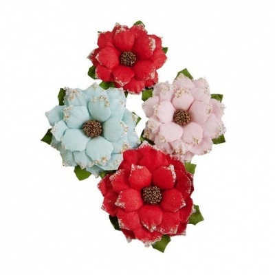 Candy Cane Lane Flowers Christmas Morning (4pcs) (661021PRI)