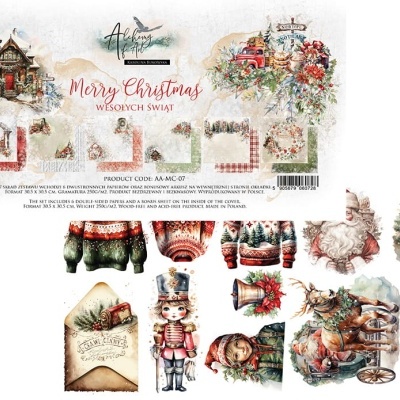 Merry Christmas -  pack 12*12 da coleção