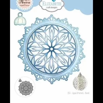 Joyous Christmas Dies Joyous Ornament Round (2155)