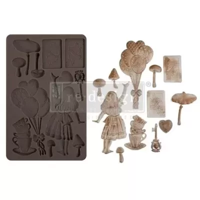 Re-design Prima Marketing Whimsy Craft Chronicles mould (672447) - Molde
