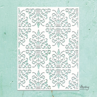 Mintay Stencil - Damask