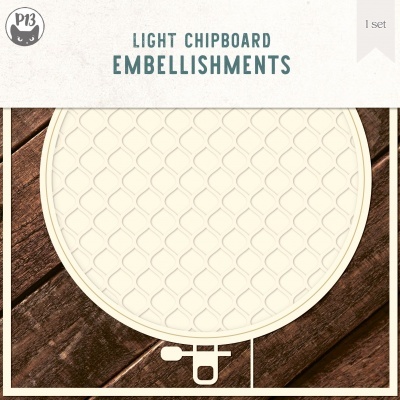 Light Chipboard p13 - bastidor redondo