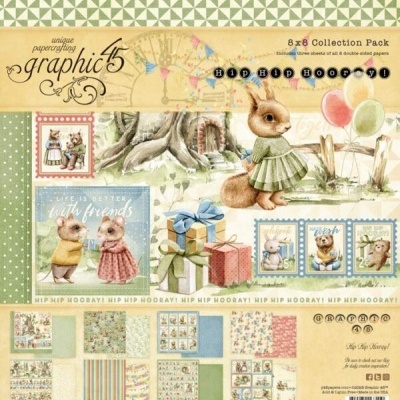 Hip Hip Hooray! - Graphic 45 - 8*8 Collection Pack