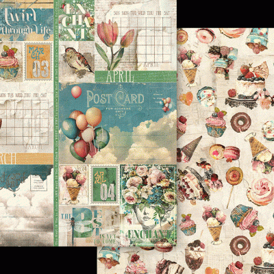 Journaling Through Time - Graphic 45  - 12 * 12 Paper Pack