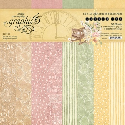 Little One - pack padrões e sólidos 12*12