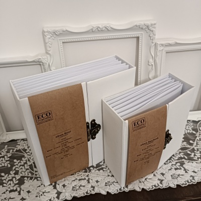 Álbum branco pronto a decorar tam. 20 cm