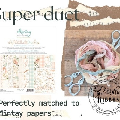 old fashion ribbons -set of 5 pieces - MZ5-13 (Little One)