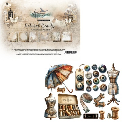 Natural Beauty -  pack 8*8 da coleção