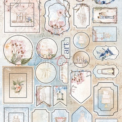 Pack Chipboard - Wedding Dream