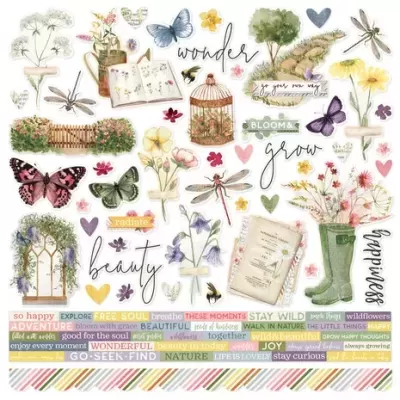 Simple Vintage Meadow Flowers Collector's Essential Kit (22901) - SImple Stories