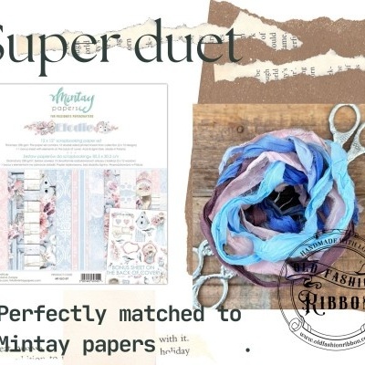 old fashion ribbons -set of 5 pieces - MZ5-12 (Elodie)