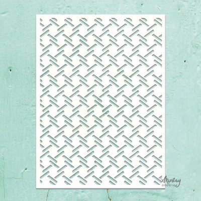 Mintay Stencil - Checkered Plate