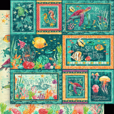 Seas the Day - Graphic 45  - 12*12 Paper Pack