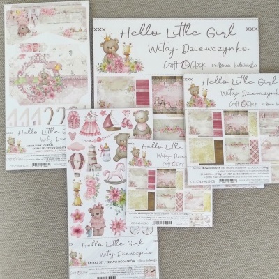 Coleção Completa - Hello Little Girl - craft o' clock (sem labels)