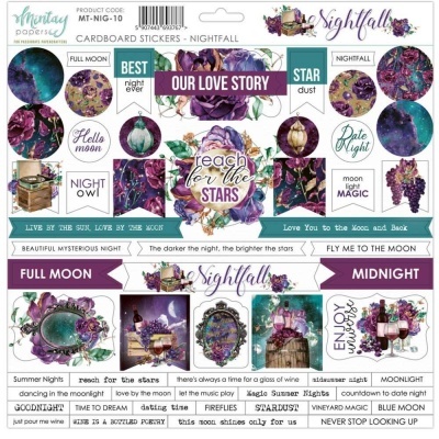Nightfall pack cardboards / stickers mintay