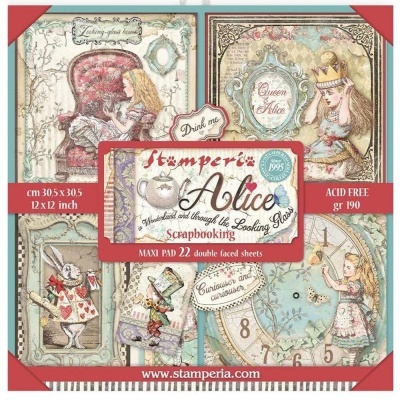 Pack Maxi 12*12 Alice Through the Looking Glass