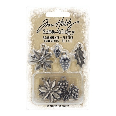Adornos de natal / Charms Festive Tim Holtz