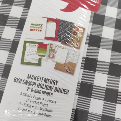 Simple Stories SN@P! Holiday Binder 6x8 Inch Make it Merry (15726)