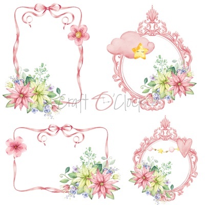 Hello Little Girl pack 15*15