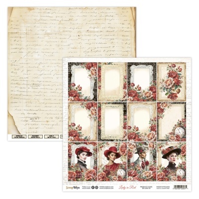 Lady in Red - pack 12*12 Scrapboys