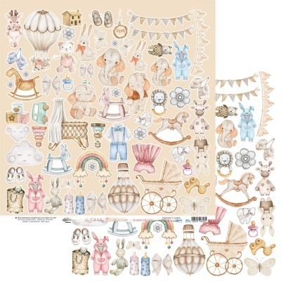 Cute Baby - folha de recortes