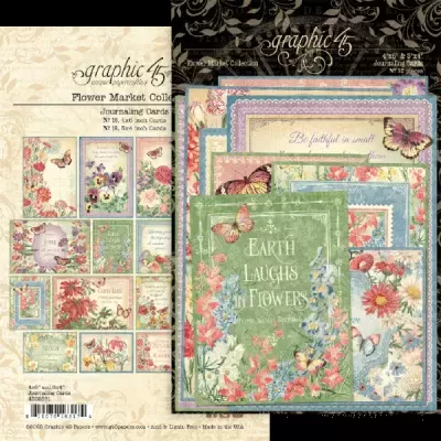 Flower Market - Pack Journaling Cards