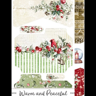 Warm and Peaceful  - Junk Journal/album - Extras Set