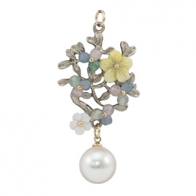 Tim Holtz Assemblage Pendant Jeweled Bouquet (THA20118)