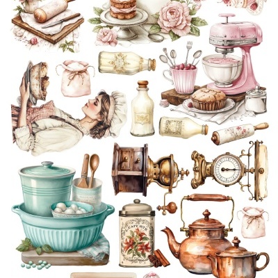 Recipe for happiness - pack 12*6 com extras para recortar