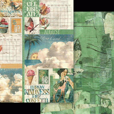 Journaling Through Time - Graphic 45  - 12 * 12 Paper Pack